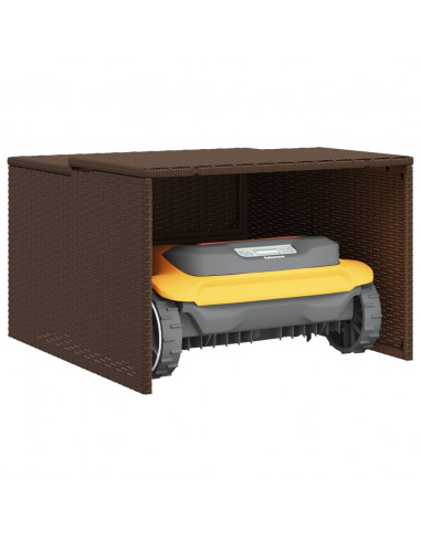 Garage per Robot Tosaerba Marrone 86x90x52/57 cm in Polyrattan