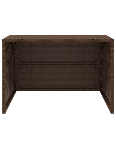 Garage per Robot Tosaerba Marrone 86x90x52/57 cm in Polyrattan