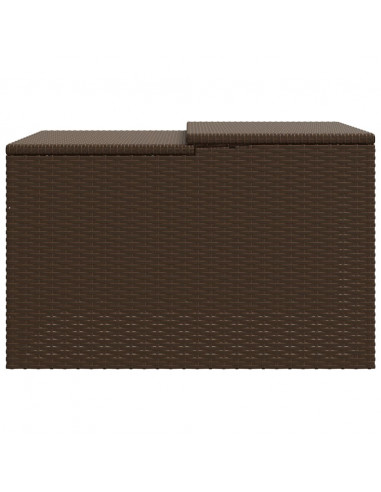 Garage per Robot Tosaerba Marrone 86x90x52/57 cm in Polyrattan