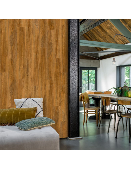WallArt Pannelli Effetto Legno Rovere di Recupero Marrone Ruggine
