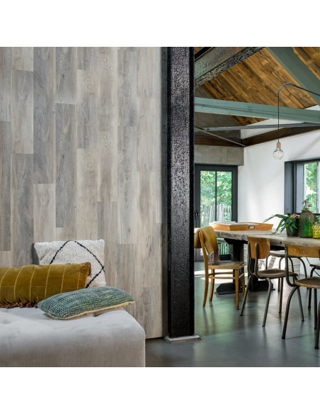 WallArt Pannelli Effetto Rovere Duro GL-WA31 30pz Bianco Lavato