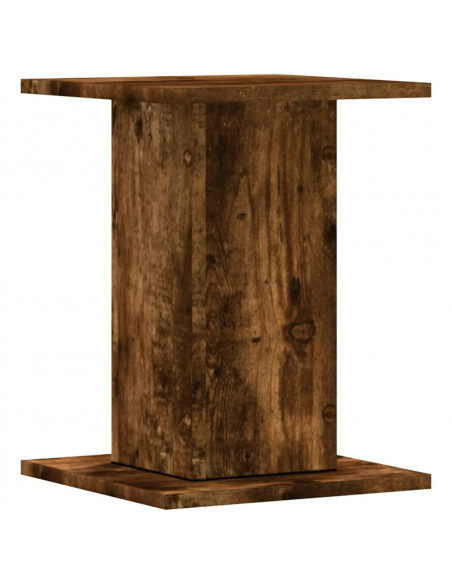 Supporti Altoparlanti 2 pz Rovere 30x30x40 cm Legno Multistrato