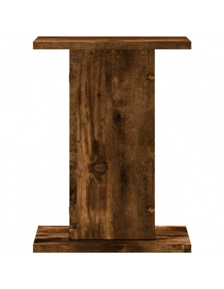 Supporti Altoparlanti 2 pz Rovere 30x30x40 cm Legno Multistrato