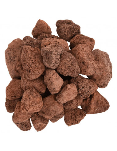 Rocce Vulcaniche 25 kg Rosse 3-5 cm