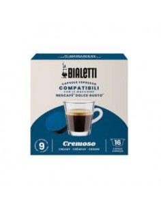 BIALETTI CREMOSO COMPATIBILI CON NESCAFE DOLCE GUSTO 16 CAPSULE