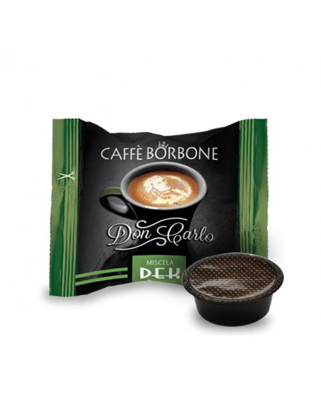 Caffe Borbone Don Carlo Miscela Verde/Dek Capsule caffè 100 pezzo(i)