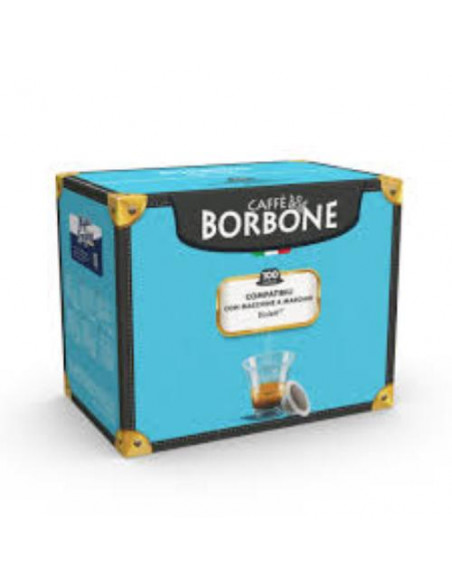 CAFFE BORBONE MISCELA ROSSA 100 CAPSULE COMPATIBILI CON BIALETTI