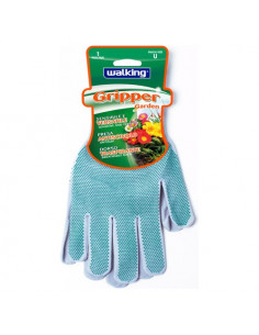 Guanti lavoro Walking 010618 GRIPPER Garden Grigio e Verde Grigio e Ve