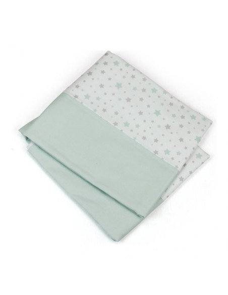Copripiumino lettino Baby Idea 601 VD Stelle Verde Verde
