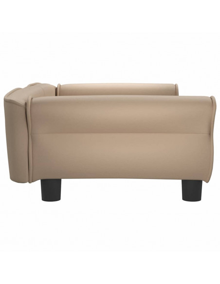 Lettino per Cani Cappuccino 95x55x30 cm in Similpelle