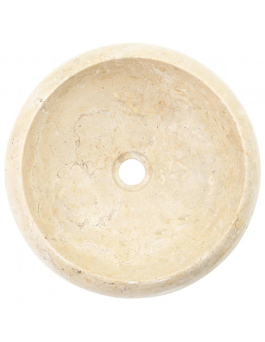 Lavandino 40x12 cm in Marmo Crema