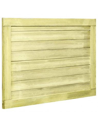 Cancello da Giardino in Legno di Pino Impregnato 75x100 cm