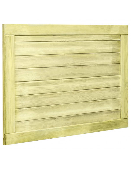 Cancello da Giardino in Legno di Pino Impregnato 75x100 cm