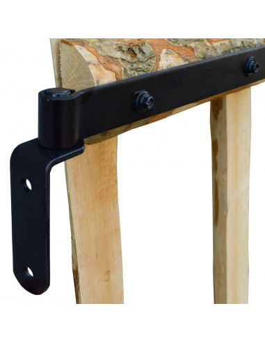 Cancello Singolo per Recinzione in Legno di Nocciolo 100x120 cm