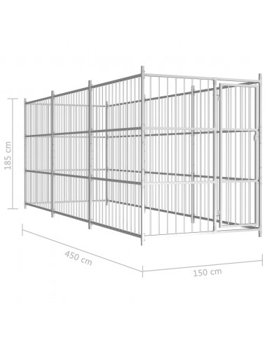 Canile da Esterno 450x150x185 cm