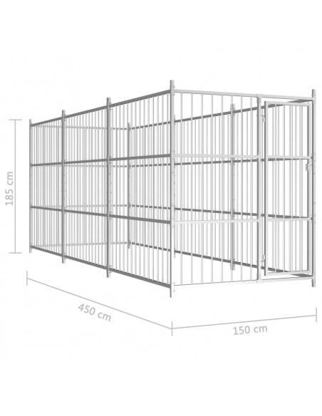 Canile da Esterno 450x150x185 cm