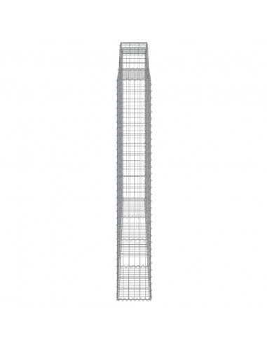 Cesto Gabbione ad Arco 300x30x200/220 cm Ferro Zincato