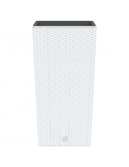 Fioriera con Interno Rimovibile Bianca 21 / 49 L PP Rattan