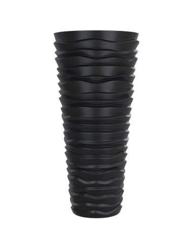 Fioriera con Interno Rimovibile Antracite 18/45 L PP Scanalato