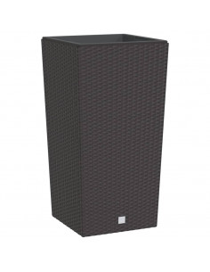 Fioriera con Interno Rimovibile Marrone 21 / 49 L PP Rattan 2