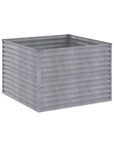 Fioriera Rialzata da Giardino 100x100x69 cm in Acciaio Corten