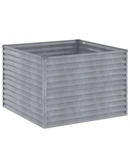 Fioriera Rialzata da Giardino 100x100x69 cm in Acciaio Corten