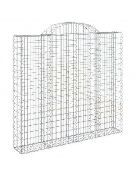 Cesti Gabbioni ad Arco 30 pz 200x50x180/200 cm Ferro Zincato