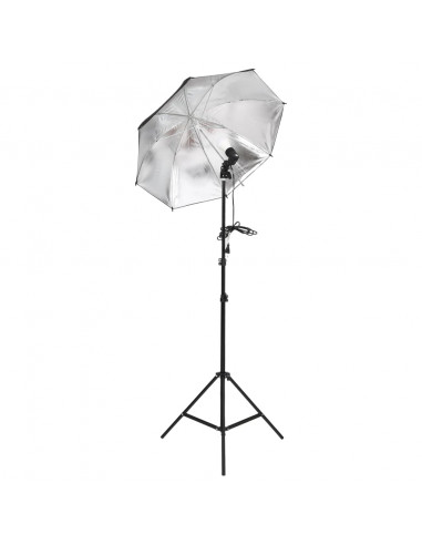 Kit per Studio Fotografico con Set di Luci e Fondale