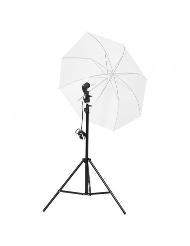 Kit per Studio Fotografico con Set di Luci e Fondale