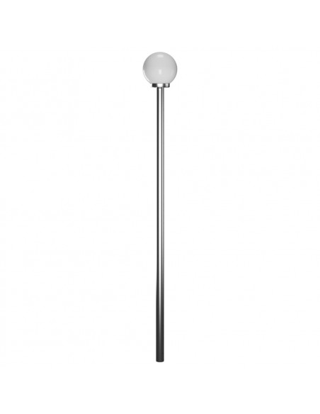 Lampione da Giardino con 2 Lampade 220 cm