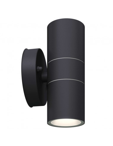 Applique LED Parete 2 pz Acciaio Inox Proiezione Alto/ Basso