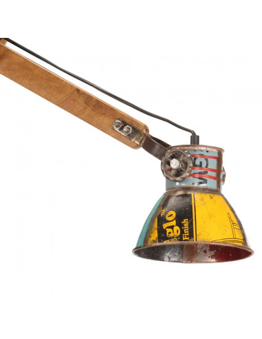 Lampada da Parete in Stile Industriale Rotonda Multicolore E27