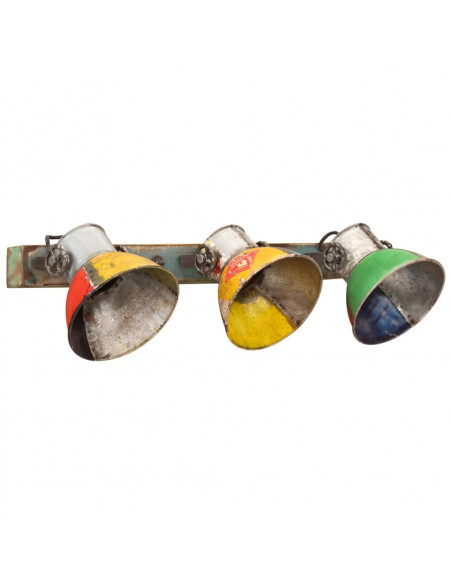Lampada da Parete Industriale Multicolore 65x25 cm E27