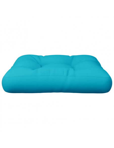 Cuscino per Pallet Turchese 50x50x12 cm Tessuto