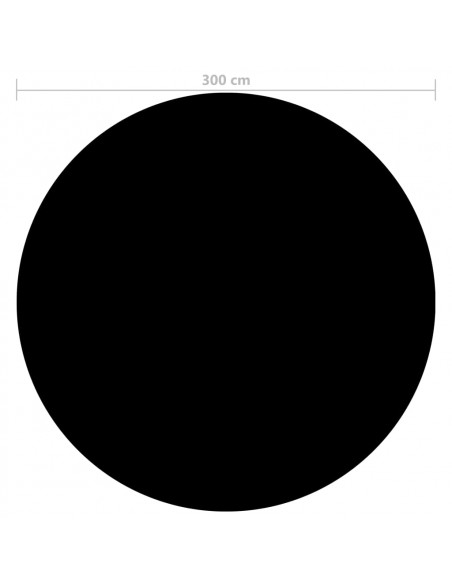 Copertura per Piscina Nera 300 cm PE