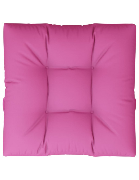 Cuscino per Pallet Rosa 70x70x12 cm in Tessuto