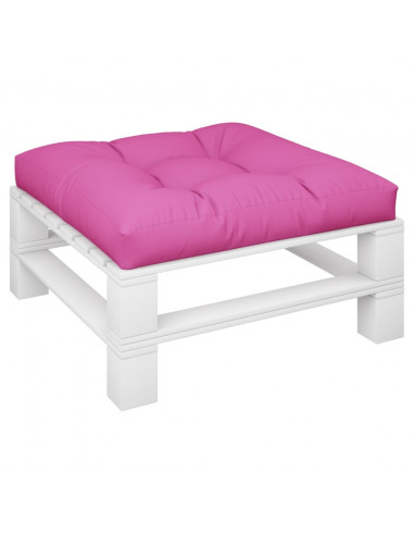 Cuscino per Pallet Rosa 70x70x12 cm in Tessuto