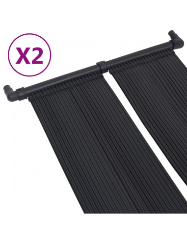 Pannelli Solari Riscaldatori per Piscina 2 pz 80x310 cm