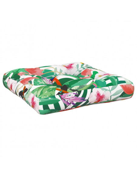 Cuscino per Pallet Multicolore 60x60x12 cm in Tessuto
