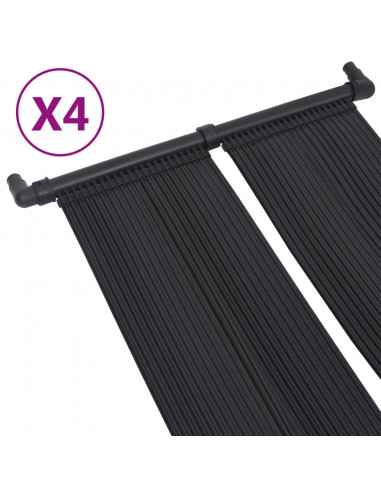 Pannelli Solari Riscaldatori per Piscina 4 pz 80x310 cm
