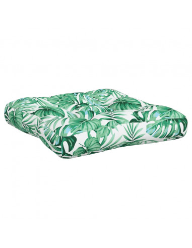 Cuscini per Pallet 2 pz Motivo a Foglie Tessuto