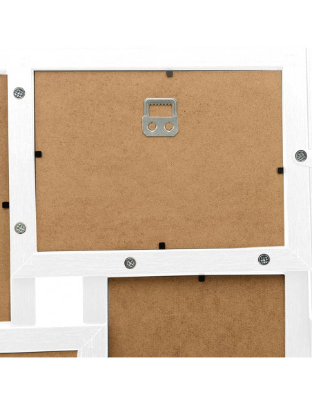 Cornice per Collage 24x(10x15 cm) Foto Bianco in MDF