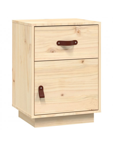 Comodino 40x34x55 cm in Legno Massello di Pino