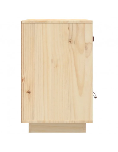 Comodino 40x34x55 cm in Legno Massello di Pino