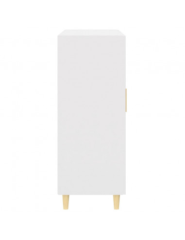 Credenza Bianca 69,5x34x90 cm in Legno Multistrato
