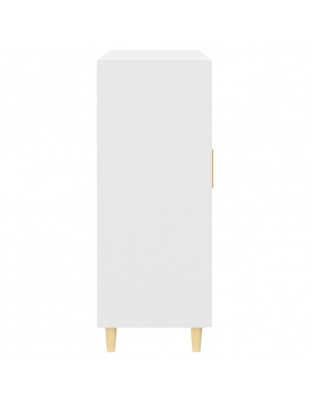 Credenza Bianca 69,5x34x90 cm in Legno Multistrato