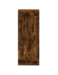 Credenza Rovere Fumo 34,5x34x180 cm in Legno Multistrato