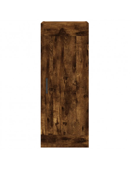 Credenza Rovere Fumo 34,5x34x180 cm in Legno Multistrato