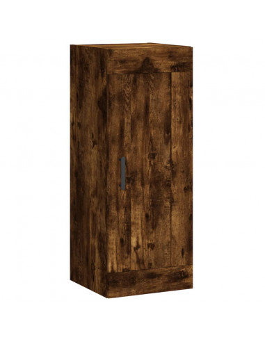 Credenza Rovere Fumo 34,5x34x180 cm in Legno Multistrato