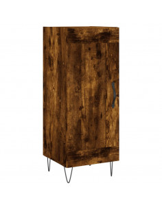Credenza Rovere Fumo 34,5x34x180 cm in Legno Multistrato